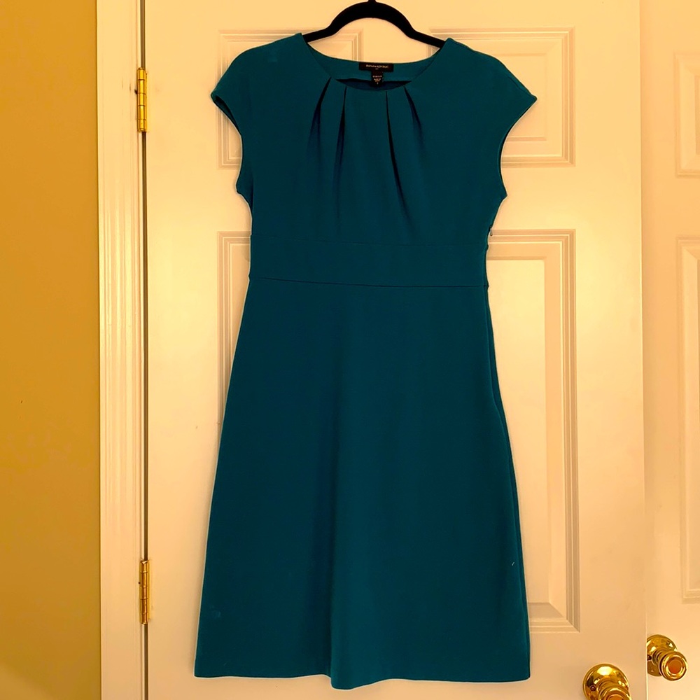 Banana Republic teal dress size 2